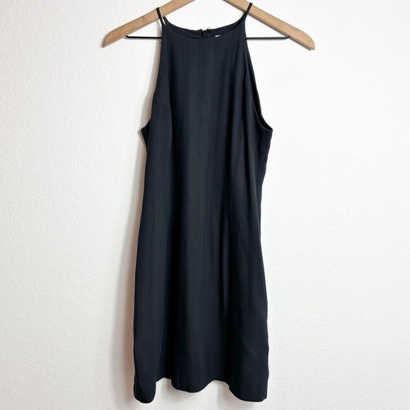 ARMANI EXCHANGE BLACK SLEEVELESS WOMEN MINI DRESS SIZE 4 - Picture 1 of 4